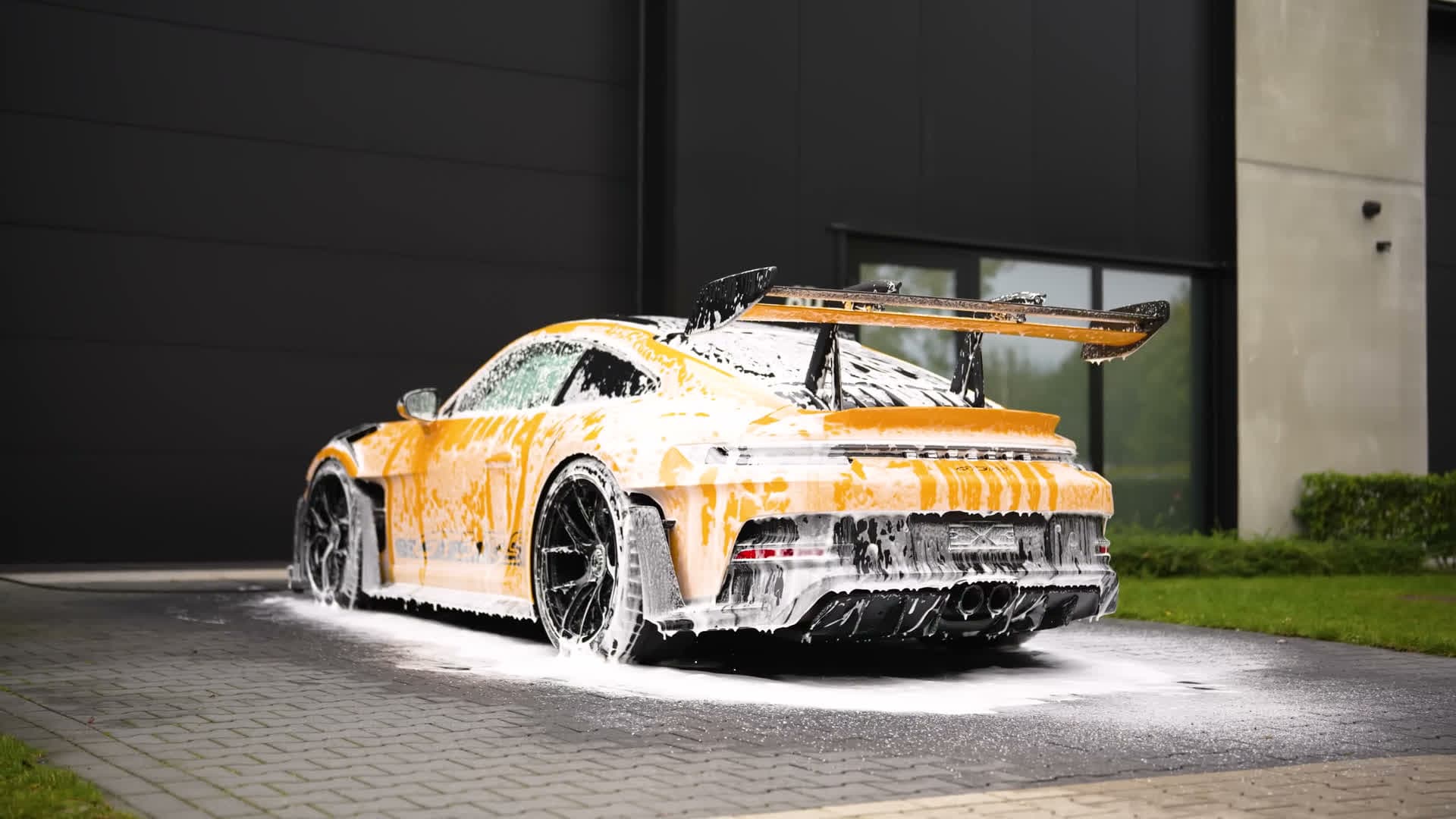 Vehicle detailing interior close-up